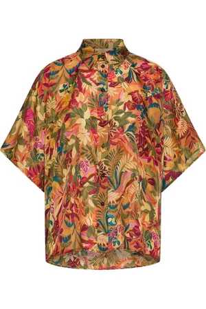 MOMONÍ Dames, Blouses & Shirts, Veelkleurig, Maat: S