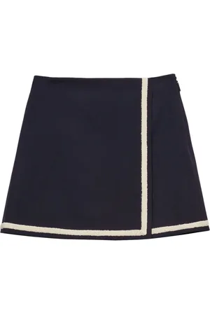 Msgm Dames, Rokken, Blauw, Maat: 2XS Wol