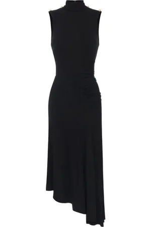 Elisabetta Franchi Dames, Jurken, Zwart, Maat: L Viscose