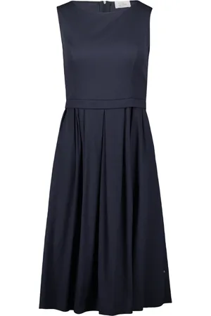 Vera Mont Dames, Jurken, Blauw, Maat: 2XL Katoen