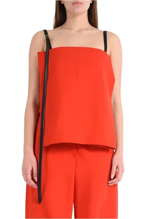 Sportmax Dames, Tops, Rood, Maat: XS Viscose