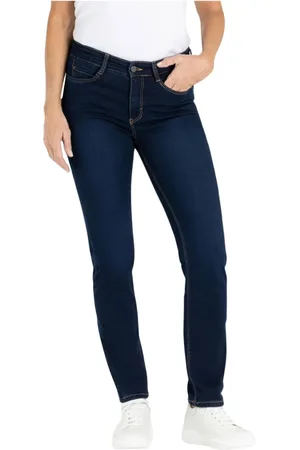 Mac Dames, Jeans, Blauw, Maat: XL