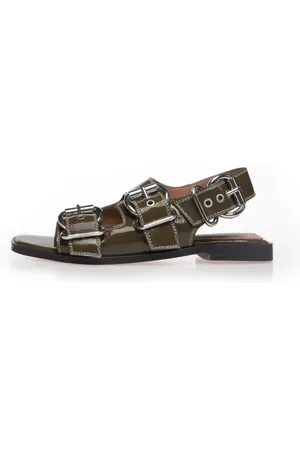 Copenhagen Shoes Dames, Schoenen, Groen, Maat: 39 EU Leer