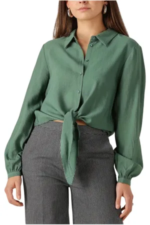 ANOTHER LABEL Dames, Blouses & Shirts, Groen, Maat: L