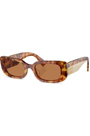 Miu Miu Dames, Accessoires, Bruin, Maat: 51 MM