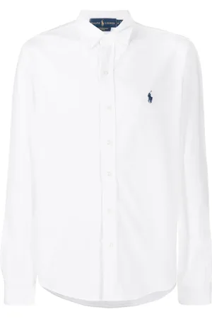 Ralph Lauren Heren, Overhemden, Wit, Maat: XL