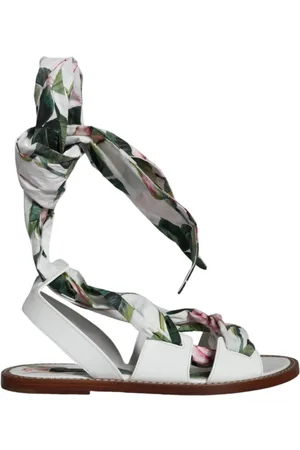 Dolce & Gabbana Dames, Schoenen, Veelkleurig, Maat: 36 EU Katoen
