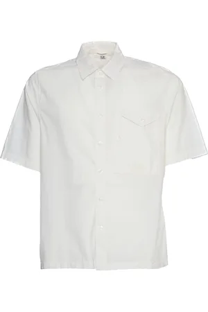 C.P. Company Heren, Overhemden, Wit, Maat: XL Gaze