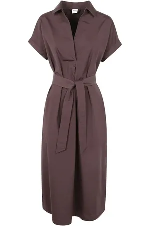 Aspesi Dames, Jurken, Bruin, Maat: XS