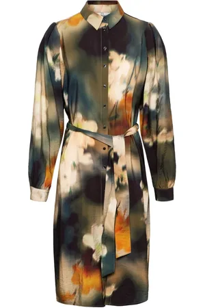 &Co Woman Dames, Jurken, Veelkleurig, Maat: XS Viscose