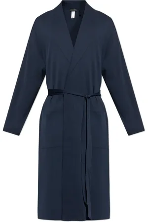 Hanro Heren, Nachtkleding & Lounge, Blauw, Maat: 2XL Katoen