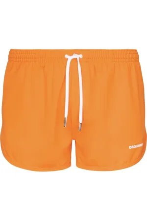 Dsquared2 Heren, Badkleding, Oranje, Maat: 2XL Polyamide