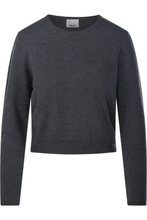 Allude Dames, Truien, Grijs, Maat: L Kasjmier