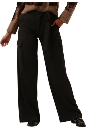 Silvian Heach Dames, Broeken, Zwart, Maat: XS Poliester
