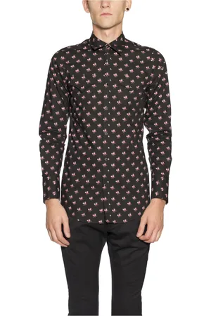 Dsquared2 Heren, Overhemden, Zwart, Maat: L Katoen