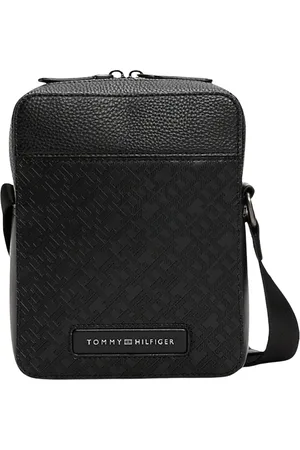 Tommy Hilfiger Heren, Tassen, Zwart, Maat: ONE Size Leer