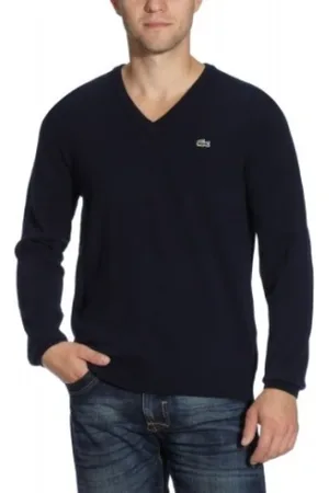 Lacoste Heren, Truien, Blauw, Maat: XS Katoen