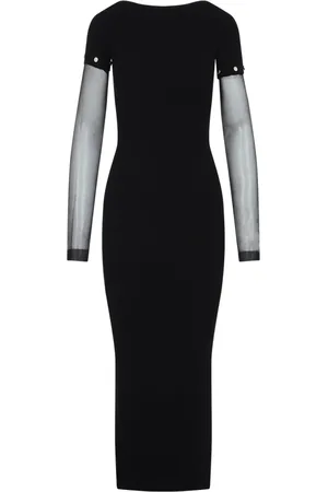 Sportmax Dames, Jurken, Zwart, Maat: XS Viscose