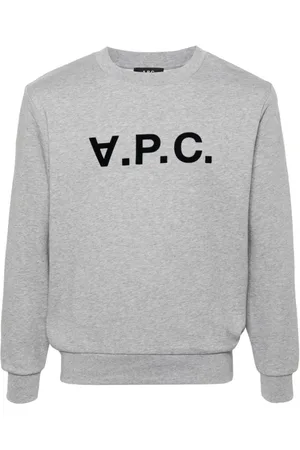 A.P.C. Dames, Sweatshirts & Hoodies, Grijs, Maat: L Katoen