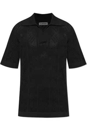 Jil Sander Heren, Tops, Zwart, Maat: XL Katoen