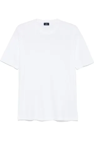 BARBA Heren, Tops, Wit, Maat: M Katoen