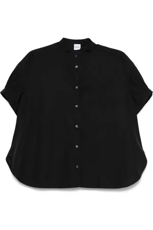 Aspesi Dames, Blouses & Shirts, Zwart, Maat: M
