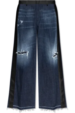 Dsquared2 Dames, Jeans, Blauw, Maat: 2XS Katoen