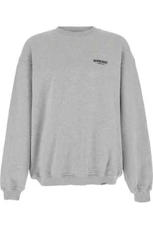 Represent Heren, Sweatshirts & Hoodies, Grijs, Maat: S Katoen