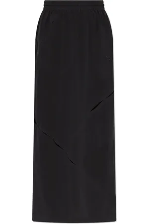 Y-3 Dames, Rokken, Zwart, Maat: S Leer