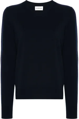 P.A.R.O.S.H. Dames, Truien, Blauw, Maat: L Wol