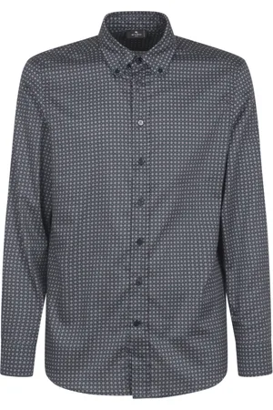 Etro Heren, Overhemden, Blauw, Maat: XL