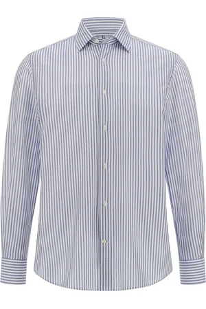 Boggi Milano Heren, Overhemden, Blauw, Maat: S Jersey
