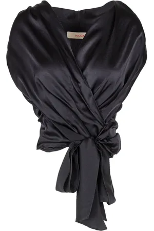 Jucca Dames, Blouses & Shirts, Zwart, Maat: S Zijde