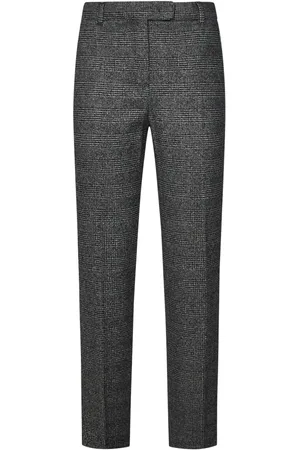 Max Mara Dames, Broeken, Grijs, Maat: S Wol