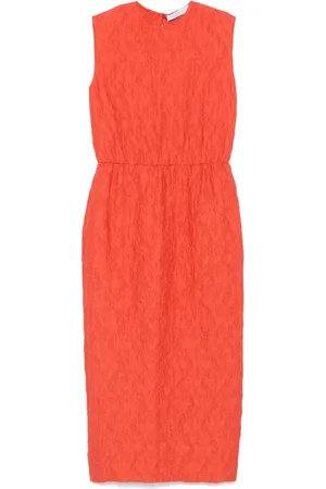 Harris Wharf London Dames, Jurken, Oranje, Maat: XS