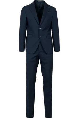 TAGLIATORE Heren, Pakken, Blauw, Maat: L Tweed