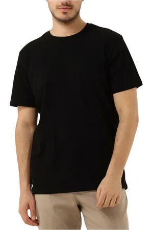 SELECTED Heren, Tops, Zwart, Maat: M Katoen