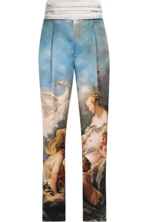 Roberto Cavalli Dames, Broeken, Veelkleurig, Maat: M