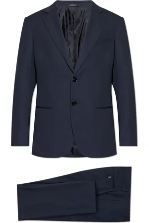 Giorgio Armani Heren, Pakken, Blauw, Maat: XL Wol