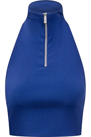 OFF-WHITE Dames, Tops, Blauw, Maat: XS Viscose