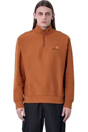 Carhartt Heren, Sweatshirts & Hoodies, Bruin, Maat: M Katoen