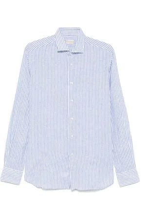 Xacus Heren, Overhemden, Blauw, Maat: 2XL