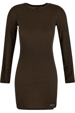 Alexander Wang Dames, Jurken, Bruin, Maat: L
