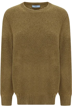 Prada Dames, Truien, Groen, Maat: M