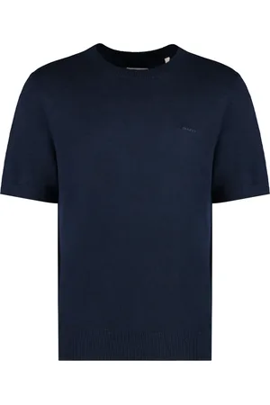 GANT Heren, Tops, Blauw, Maat: M Katoen