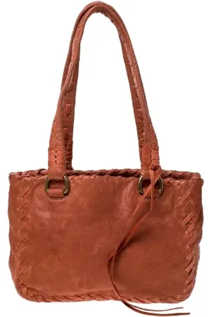 Miu Miu Dames, Pre-owned, Oranje, Maat: ONE Size Leer