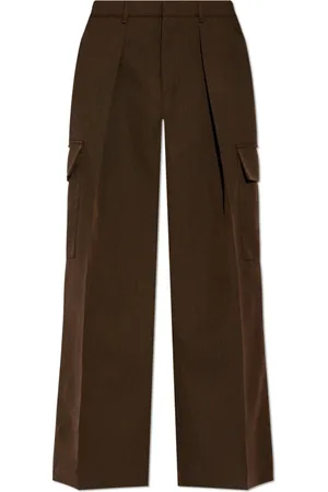 Burberry Dames, Broeken, Bruin, Maat: 2XS Katoen