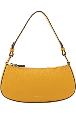 Coccinelle Dames, Tassen, Geel, Maat: ONE Size Leer