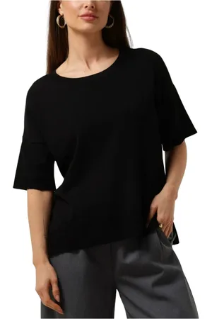SELECTED Dames, Truien, Zwart, Maat: XS Katoen