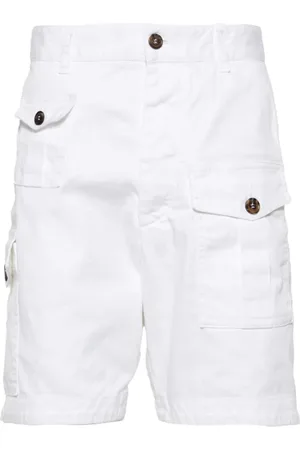 Dsquared2 Heren, Korte broeken, Wit, Maat: M Katoen